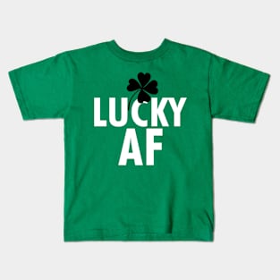 Saint Patrick's Day Funny Shamrock Lucky Irish Meme Kids T-Shirt